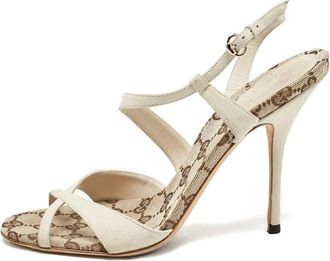 Gucci Sandali in pelle scamosciata - Toni neutri