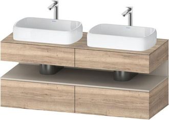Duravit Qatego Consola Mueble Bajo Lavabo, 2 Extensiones, 2 - Duravit