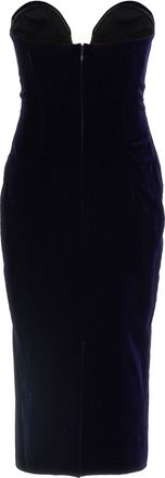 Tom Ford Womens Blue Viscose Midi Dress