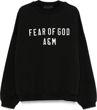 Fear of God Sweater met geborduurd logo - Zwart