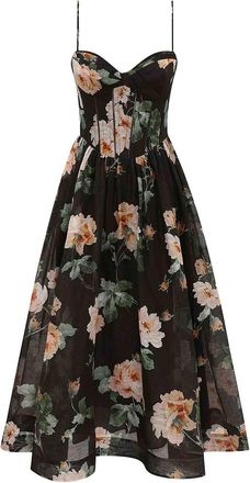 Zimmermann Luna Corset Midi Dress
