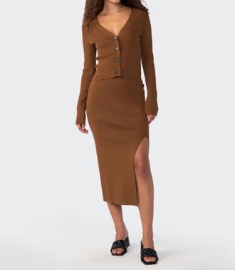 Sanctuary Play It Cool Cardigan In Spice