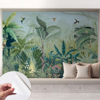 Tulup Carta Da Parati Autoadesiva - Fotomurale Adesivo - Design Elegante - Stile Moderno - Natura Tropicale 208x146 Cm