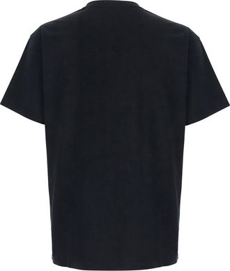 Givenchy Mens T-Shirt Crew Neck Black Cotton T-Shirts And Polos