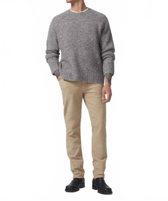 Citizens Of Humanity Adler French Terry Slim Straight Jeans In Khaki Classic
