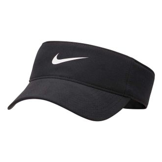 Nike Dri-FIT Ace Swoosh Featherlight Visor Black White FB5630-010
