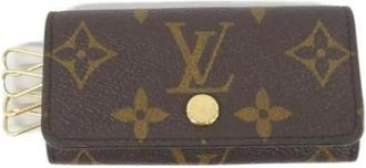 Louis Vuitton Pre-owned Accessories, female, Brown, Size: ONE SIZE Pre-owned Canvas key-holders