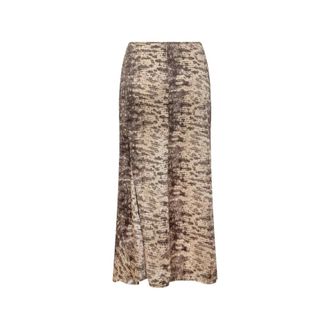 Isabel Marant Falda Midi Laren - Skirts - Mujer - Beige - M