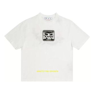 Off-white Wizard Eye Over Skate Short-Sleeve Tee White OMAA120S23JER0170110