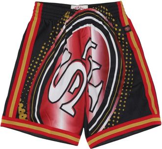Mitchell & Ness NFL Big Face 7.0 Basketball Shorts - Heren - Fitness - Veelkleurig - L - Polyester - Fitness