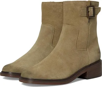 Franco Sarto Gillian Womens Boots Khaki Green : 9.5 M, Leather/Suede