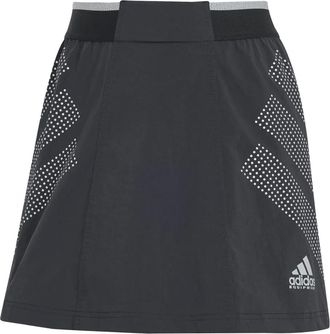 adidas logo-print mini skirt - Black