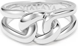 Nialaya Knot Ring in Silver at Nordstrom, Size 11