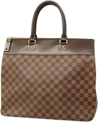 Louis Vuitton Pre-owned Tote Bags, female, Brown, Size: ONE SIZE Pre-owned Greenwich PM Boston Bag