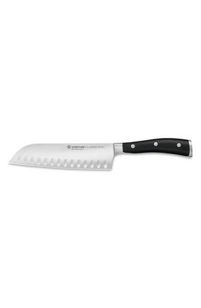 W&uuml;sthof Classic Ikon Santoku Knife in Black at Nordstrom