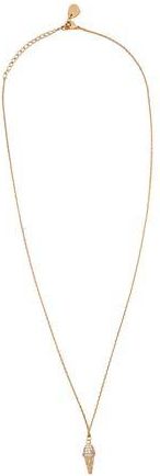 Estella Bartlett Pave Silver Ice cream on Gold Cone Pendant