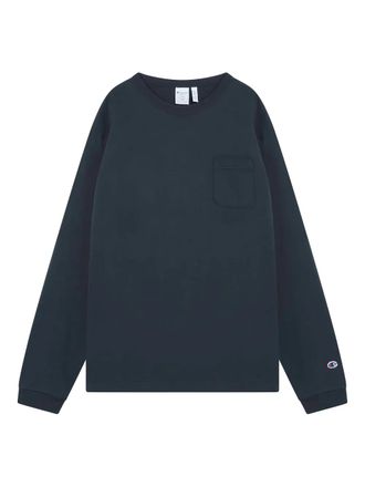 Champion T-shirt met geborduurd logo - Zwart
