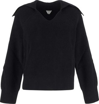Bottega Veneta Polo collar sweater weight