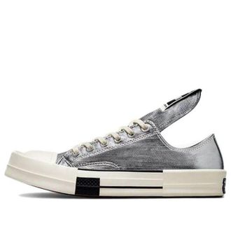 Converse Rick Owens x TURBODRK Chuck 70 Low Silver Lacquer A01292C