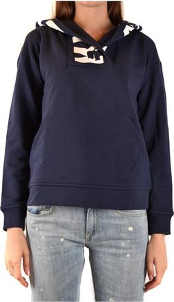 Karl Lagerfeld Dames Sweatshirts - Dames - Hoodies - Blauw - S - Katoen - Hoodies & sweatvesten