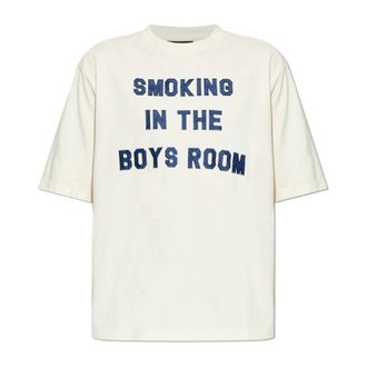 Dsquared2 T-Shirts, male, Beige, Size: XL Patch T-Shirt