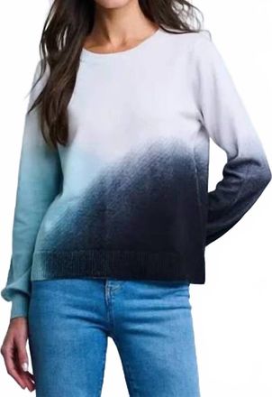 Lisa Todd Color Haze Sweater In Blue Combo