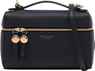 Tory Burch Romy Slim Top Handle Bag Black