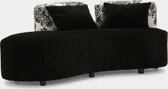 Mauro Ferretti Sof&aacute; Chaise Longue Acolchado Para Sal&oacute;n Okinawa Monochrome Haven