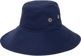 San Diego Hat Company x Trina Turk Wool Bucket Hat in Navy at Nordstrom Rack