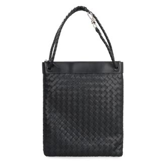 Bottega Veneta Andiamo Leather Messenger Bag - male - Bottega Veneta - Shopping Bags - Black - ONE SIZE - Bags