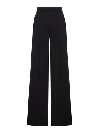 Max Mara gerade Bein leichte Wollhose