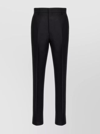 Prada wool trousers with back pockets and belt loops