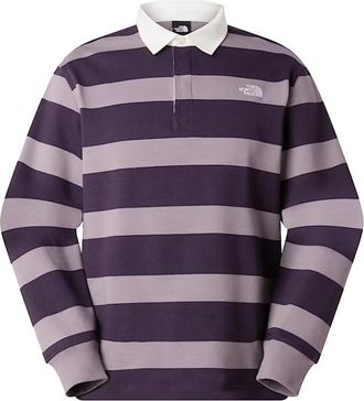 The North Face Polo Rugby Sweatshirt - Heren - Sportshirts - Paars - S - Fitness