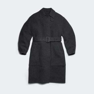 Canada Goose Mila Coat (Women, Carbon Heather, L)