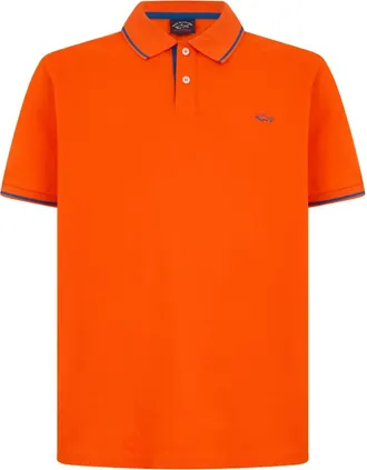 Paul & Shark Heren, Tops, Oranje, Maat: 2XL Katoen