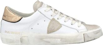 Philippe Model Low Top Sneakers - Dames - Sneakers - Wit - 39 EU - Leer - Schoenen