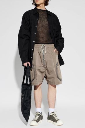 Rick Owens Shirt With Pockets, Mens, Black