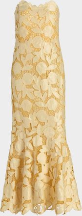 SIMKHAI Valletta Strapless Midi Dress