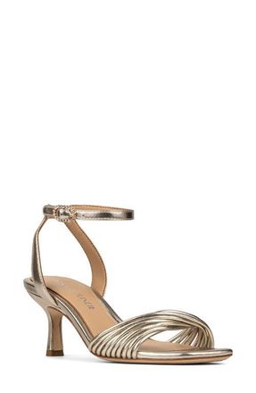 Donald J Pliner Ilya Ankle Strap Sandal in Platinum at Nordstrom, Size 8