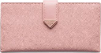 Prada Portafoglio grande in pelle - Rosa