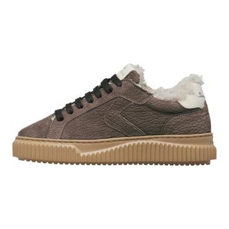 Voile Blanche Lipari Fur Sneakers - Shoes - Mujer - Marr&oacute;n - 41 EU