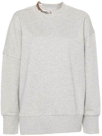 Stella McCartney Stella Mc Cartney Kettengliederdetails M&eacute;lange-Sweatshirt