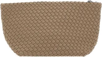 Naghedi Clutch con design intrecciato - Toni neutri