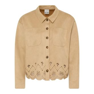 Ichi Blusas y Camisas - Jackets - Mujer - Beige - XS