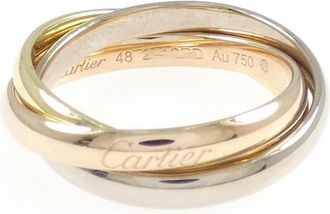 Cartier Yellow Gold (18K) Pink Gold (18K) White Gold (18K) Band Ring (Pre-Owned)