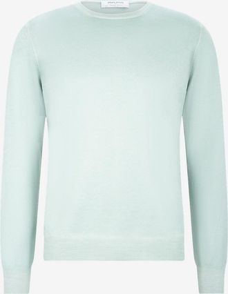 Gran Sasso Dünner Pullover aus Schurwolle mit Rundkragen