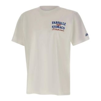 MC2 Saint Barth T-Shirts, male, White, Size: 2XL Portland Print T-shirt