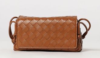 Bottega Veneta Borsa a spalla Notturno in pelle intrecciata con tracolla a nodo