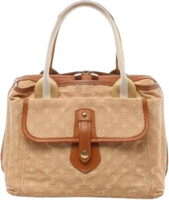 Louis Vuitton Pre-owned Sac Mary Kate - Dames - Vintage Handtas - Beige - ONE Size - Leer - Vintage