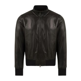 STEWART Drowne Nuvola Jas - Heren - Bomber jackets - Zwart - 3XL - Leer - Jassen